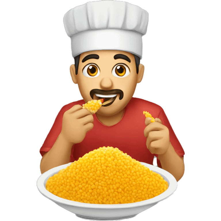 tunisian eating couscous emoji