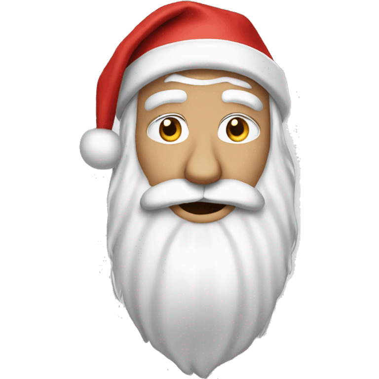 White Santa emoji