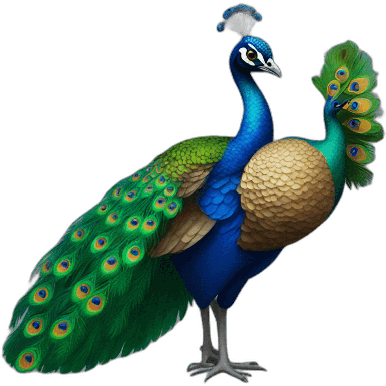 peacock emoji