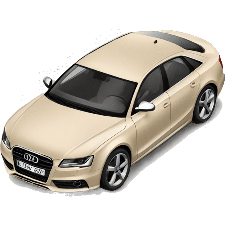 Audi Beige Car emoji