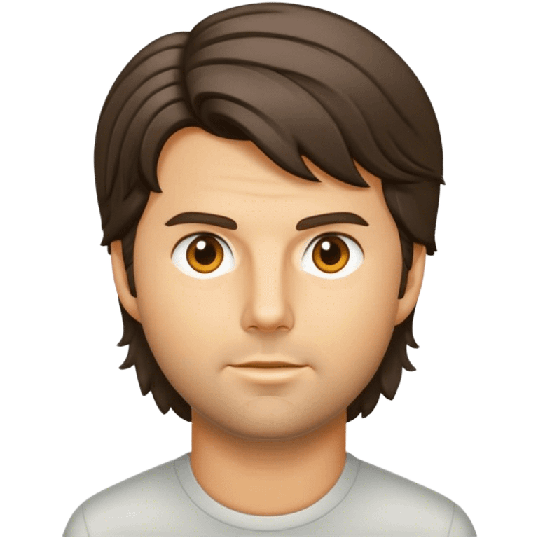 Adam Scott Severance medium length hair  emoji