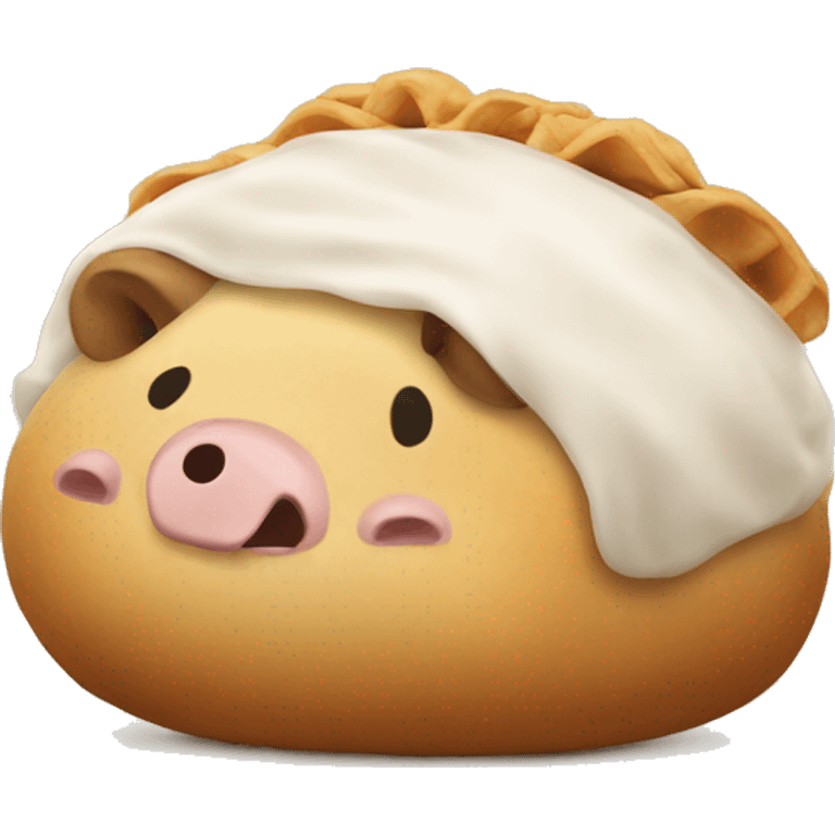 Pork bun emoji