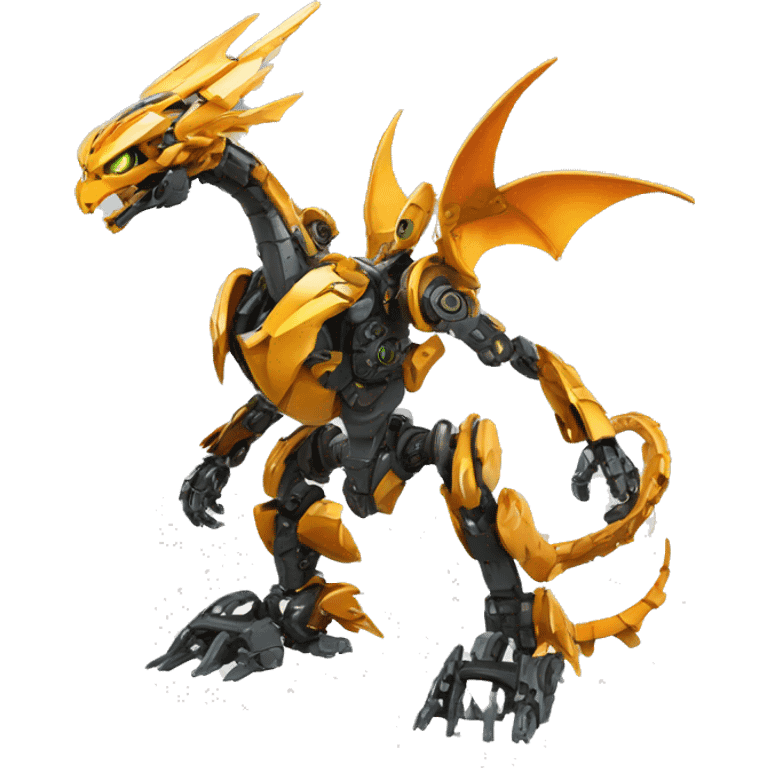 Mechanical Pokémon-dragon-Bionicle-Mecha full body emoji