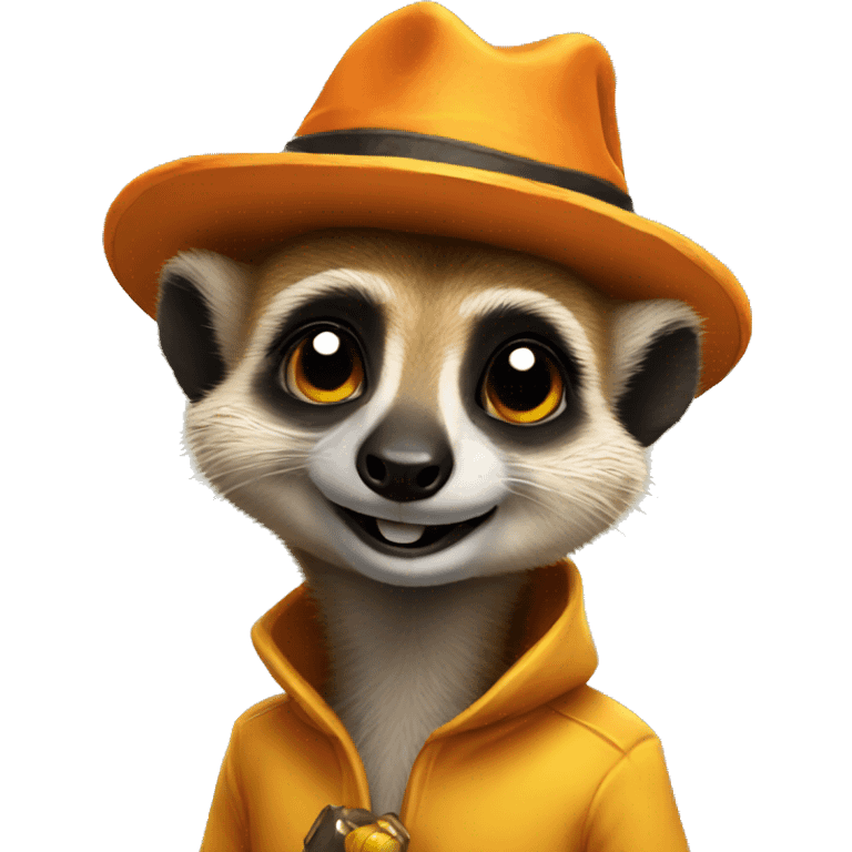 Meerkat halloween emoji