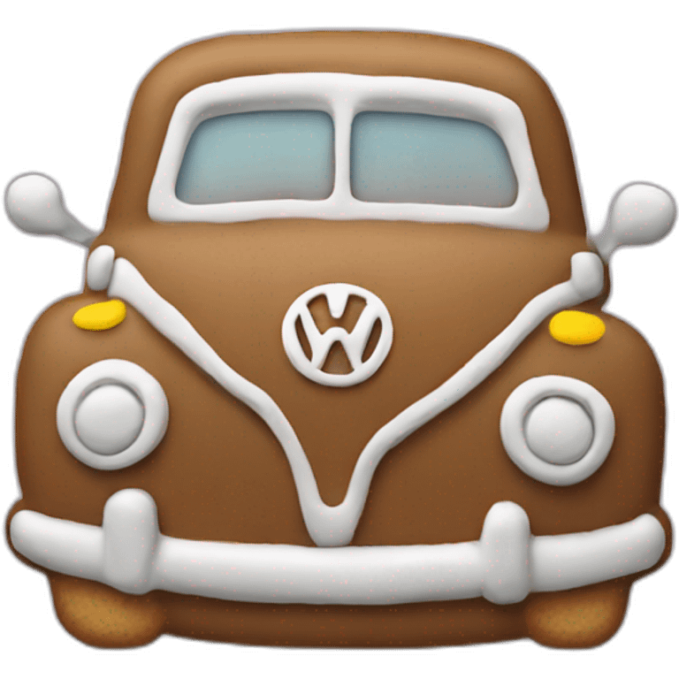 Vw gingerbread cookie emoji