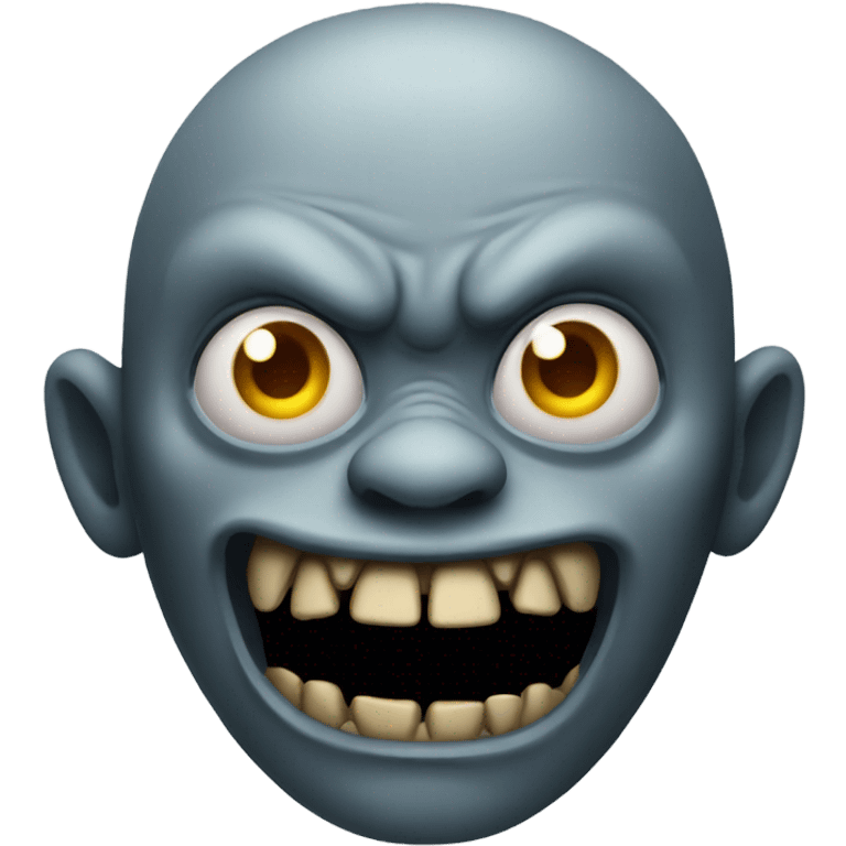 Scary creature with ugly face emoji