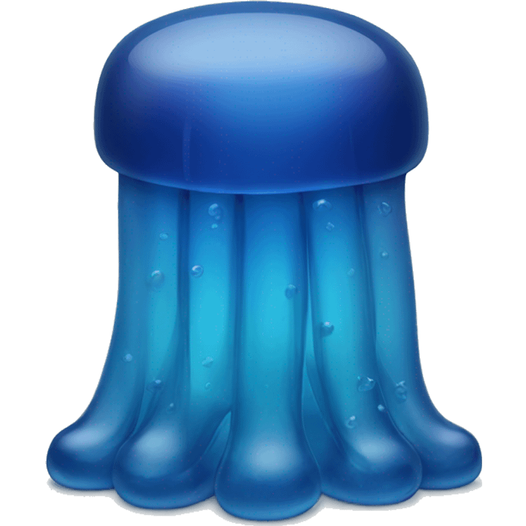 blue jelly tower emoji