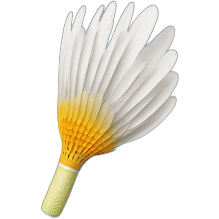 badminton cap feather shuttlecock emoji