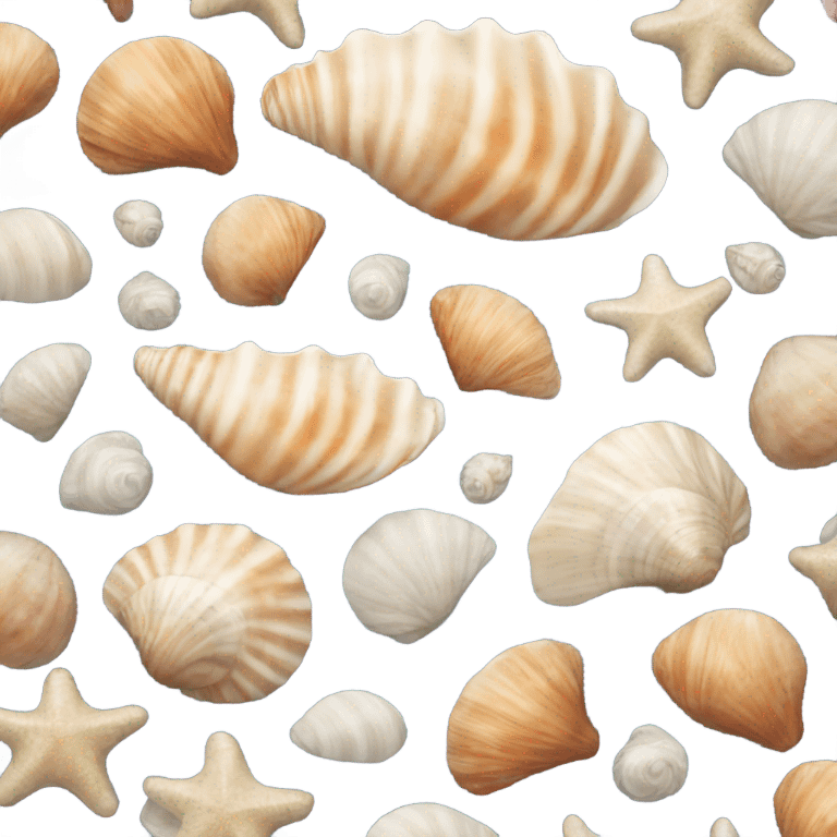 Sea shell emoji