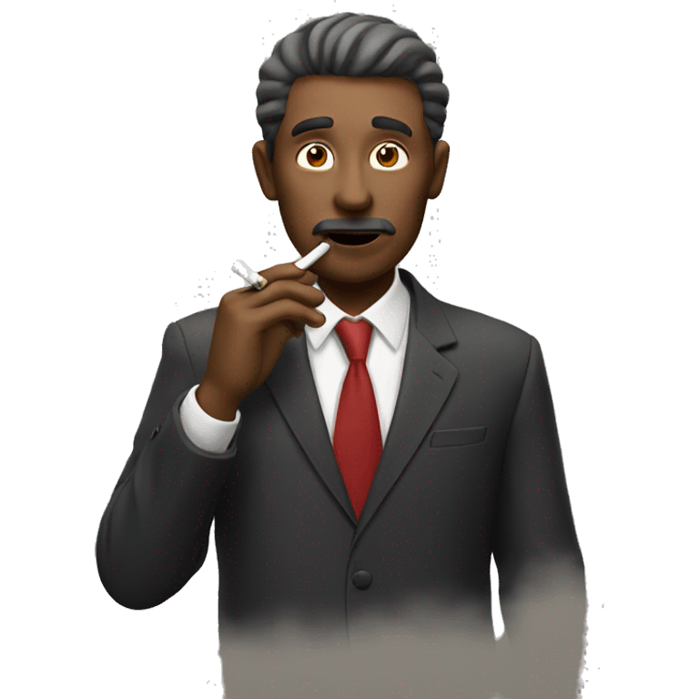 man smoking emoji