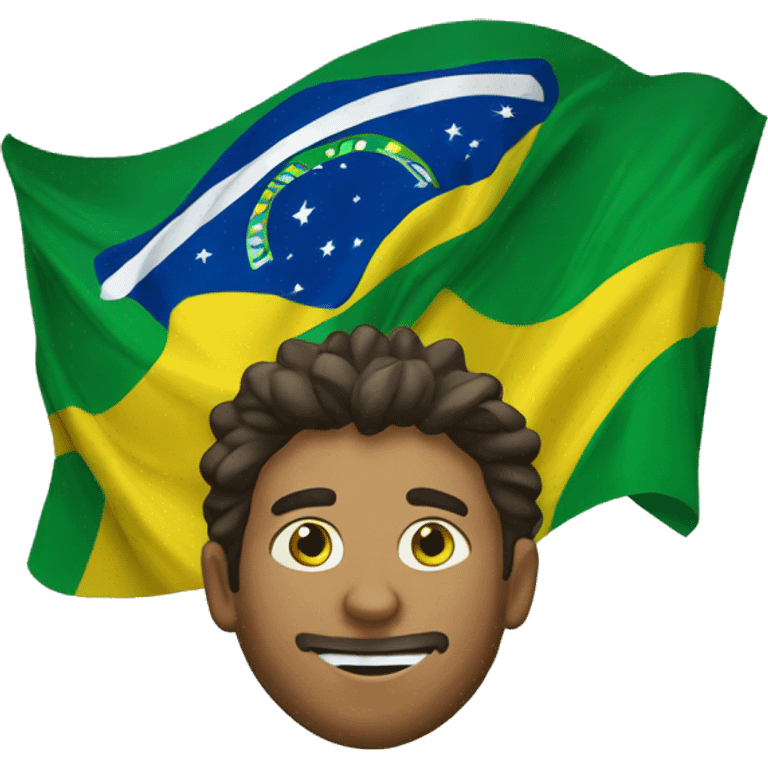 Brazilian fan confident in the national team emoji