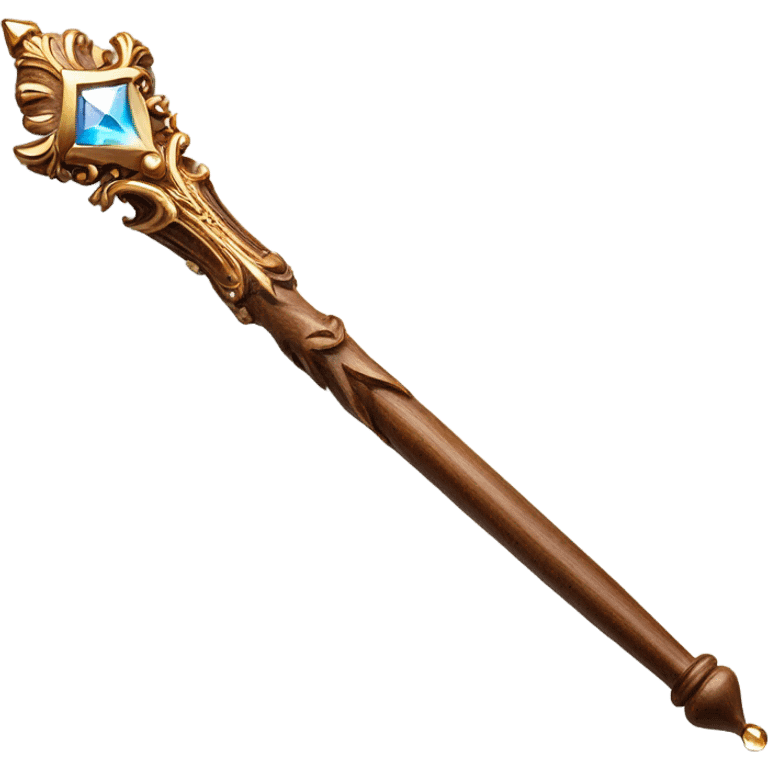  realistic magic wand  emoji