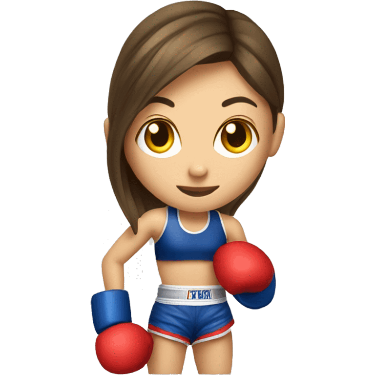 ragazza che fa muay thai emoji