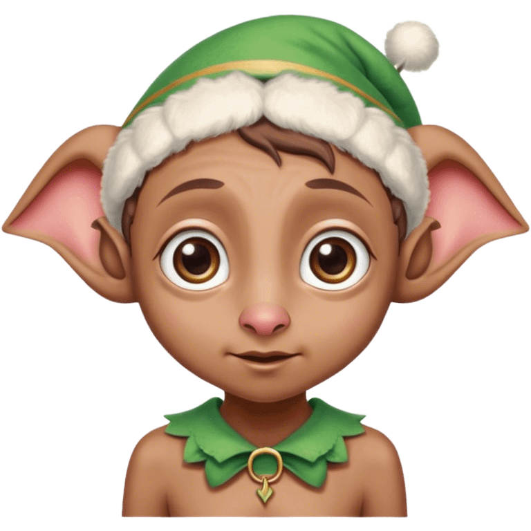 Dobby the elf cute with bows emoji