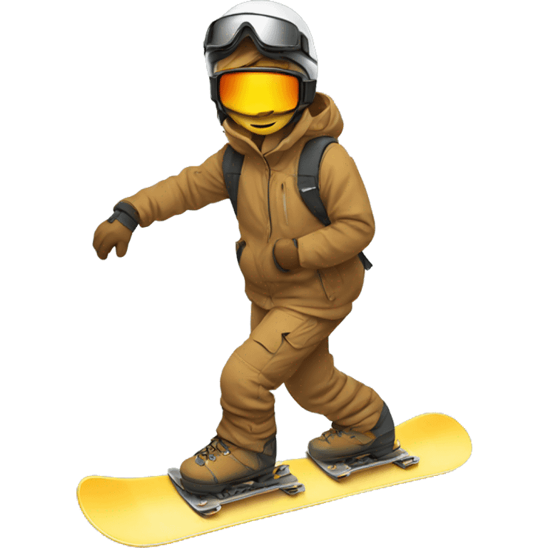 snowboard desert emoji