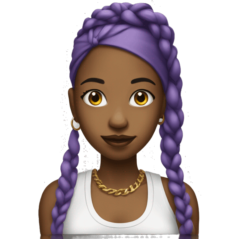 hip hop girl emoji