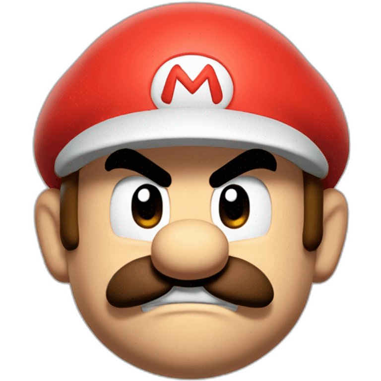 angry mario emoji