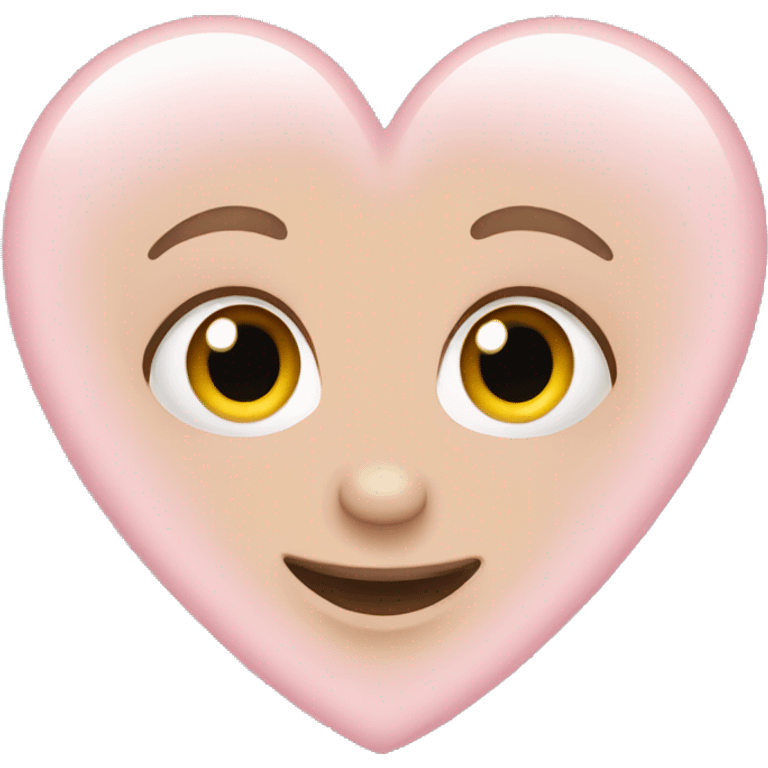 light pink heart emoji