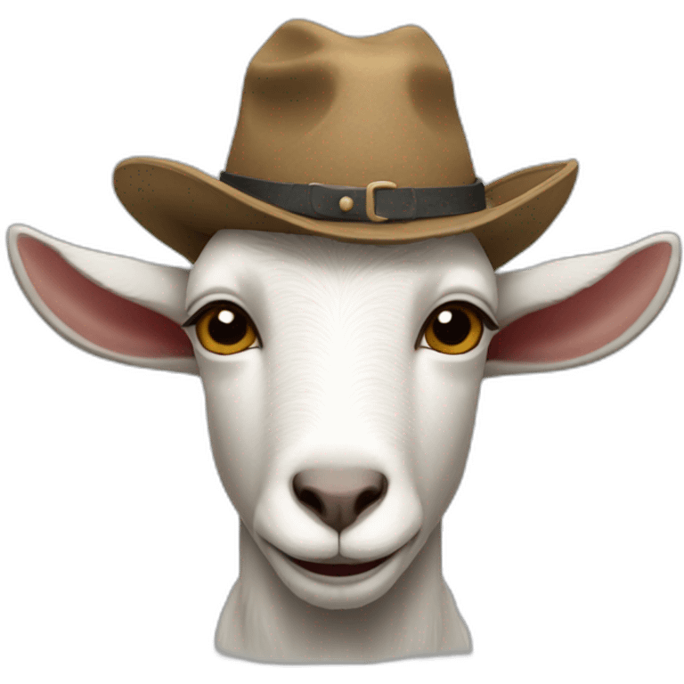 goat w cowyboy hat emoji