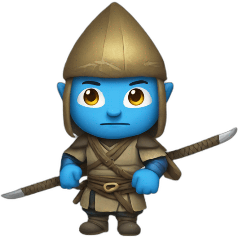 Smurf ronin emoji