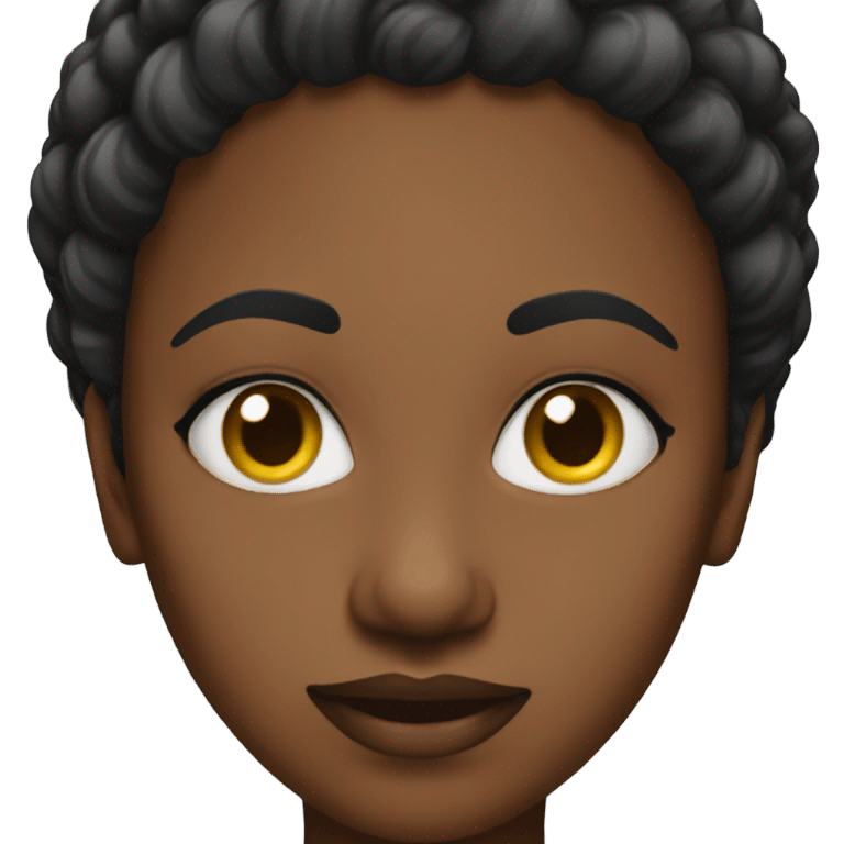 Black lady emoji