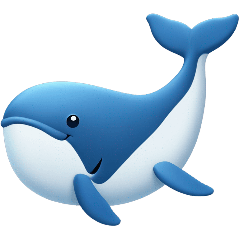 "Design a classic whale emoji." emoji