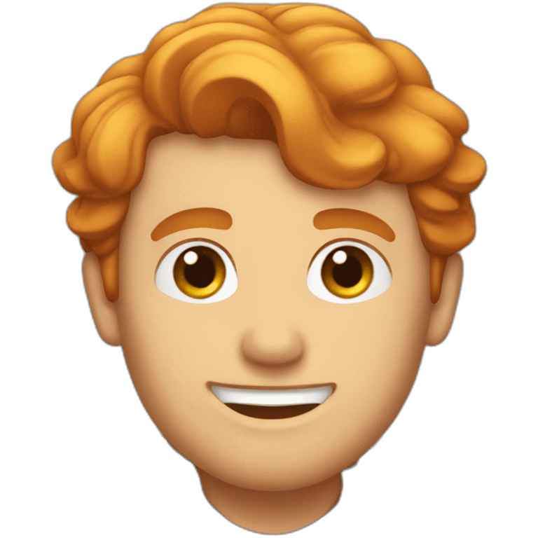 George Kyle, a gay and ginger guy emoji