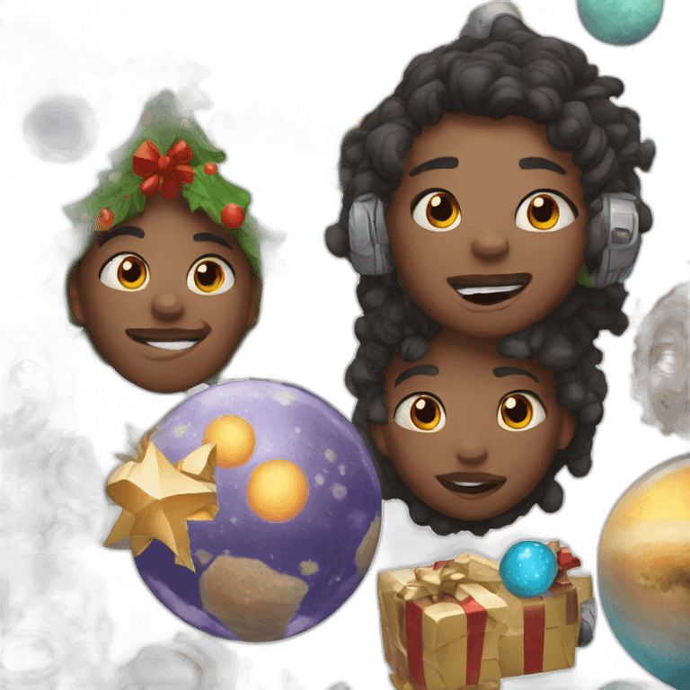 space christmas emoji