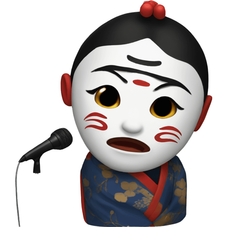 kabuki rocks singing emoji