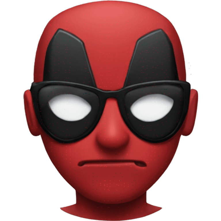 Deadpool with sunglasses  emoji