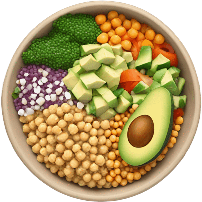 bowl of healthy food emoji