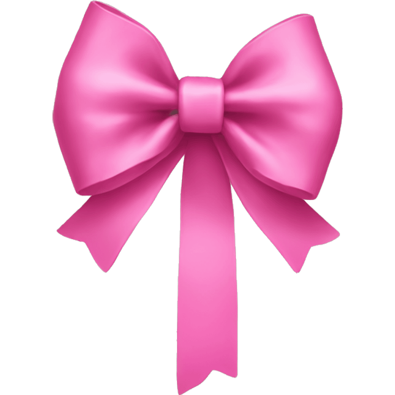 Pink bow emoji