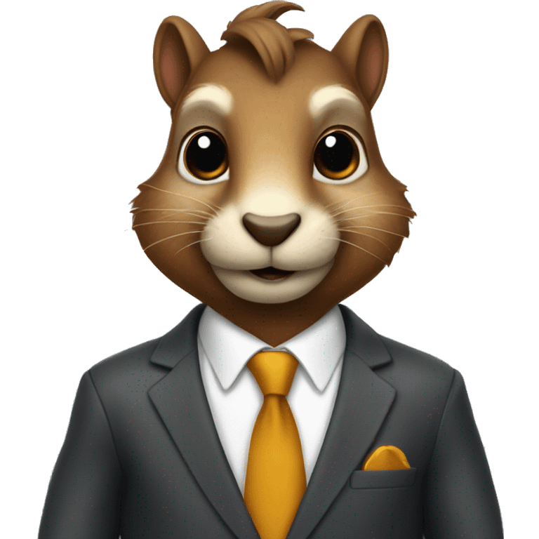 squirell in a suit emoji