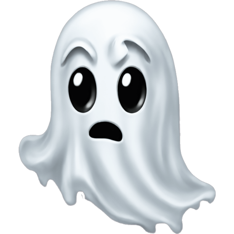 A Halloween ghost costume emoji