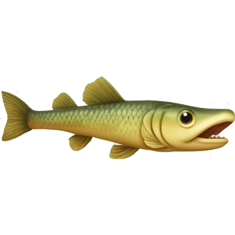 Gar fish long nose emoji