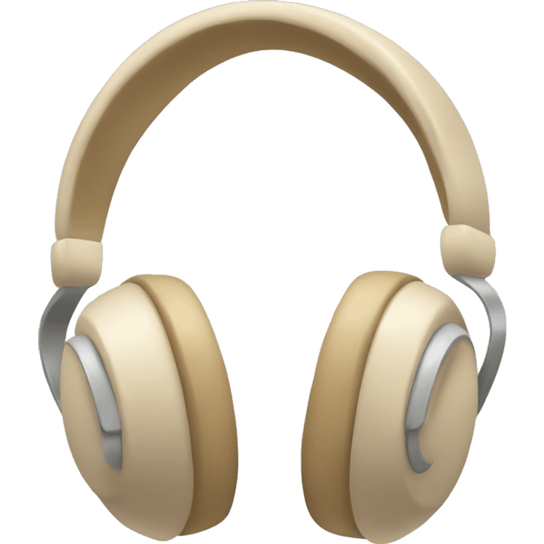 beige headphones emoji