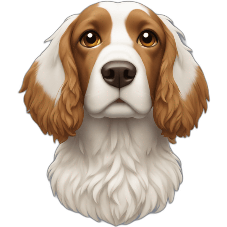 Breton spaniel head emoji