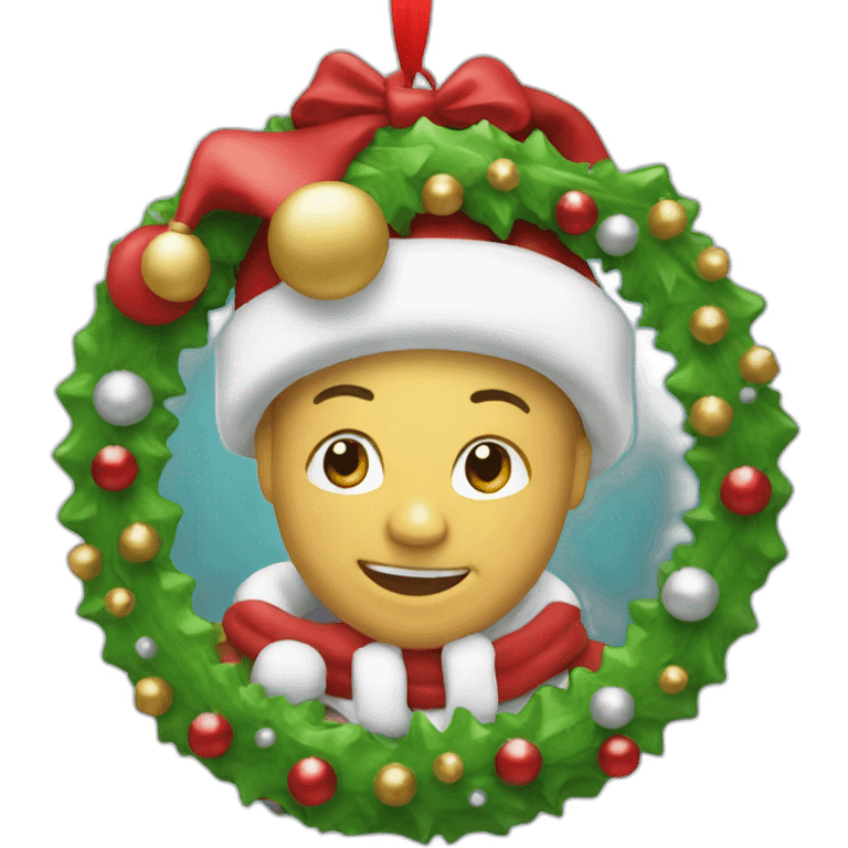 christmas ornament emoji