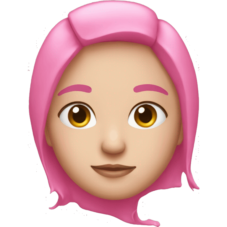 Pink B emoji