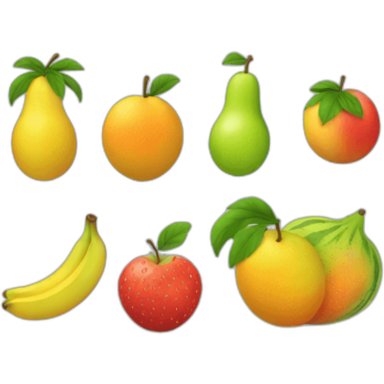 Fruits emoji