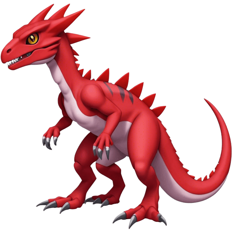  Cool Edgy Digimon-Fakemon-Guilmon-Genesect-Velociraptor-Dragon full body emoji