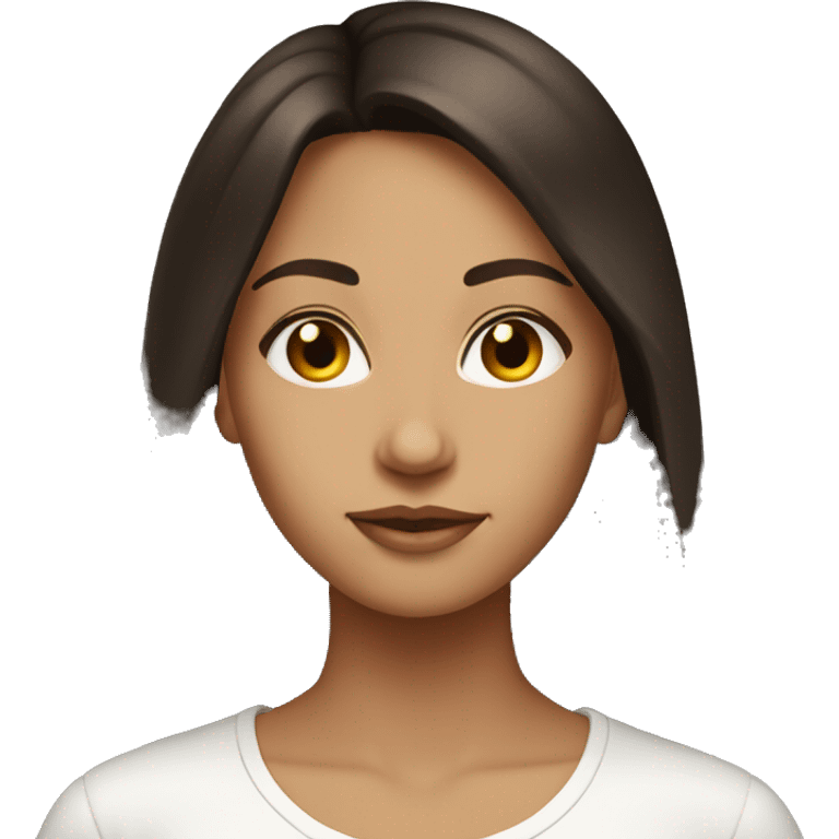 brunette girl esoteric emoji