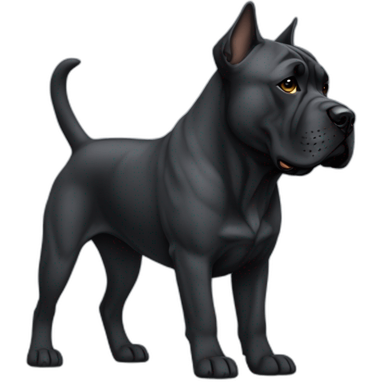 dog Cane Corso in profile emoji