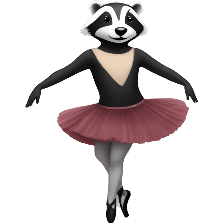 badger ballerina emoji