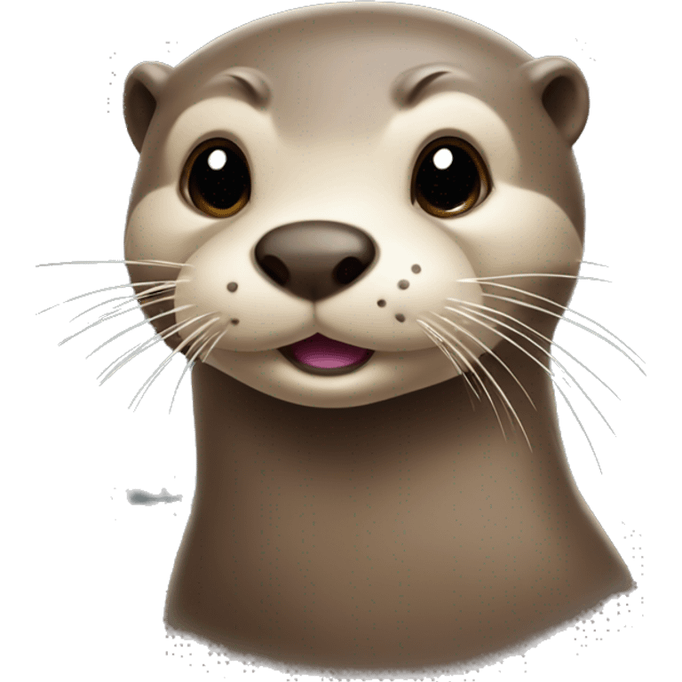 Otter mit Schleife emoji