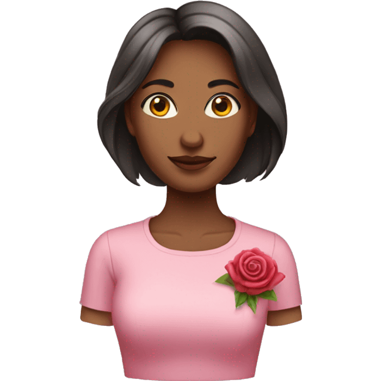 Femme avec une jupe rose  emoji