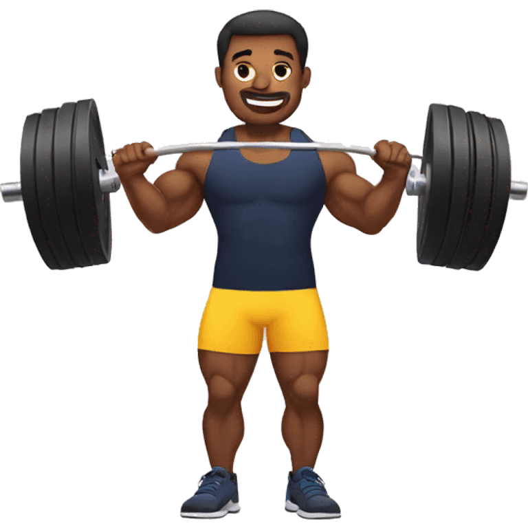 man weightlifter emoji