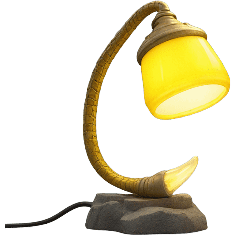 "cobra yellow light" in lamp glass support stone emoji