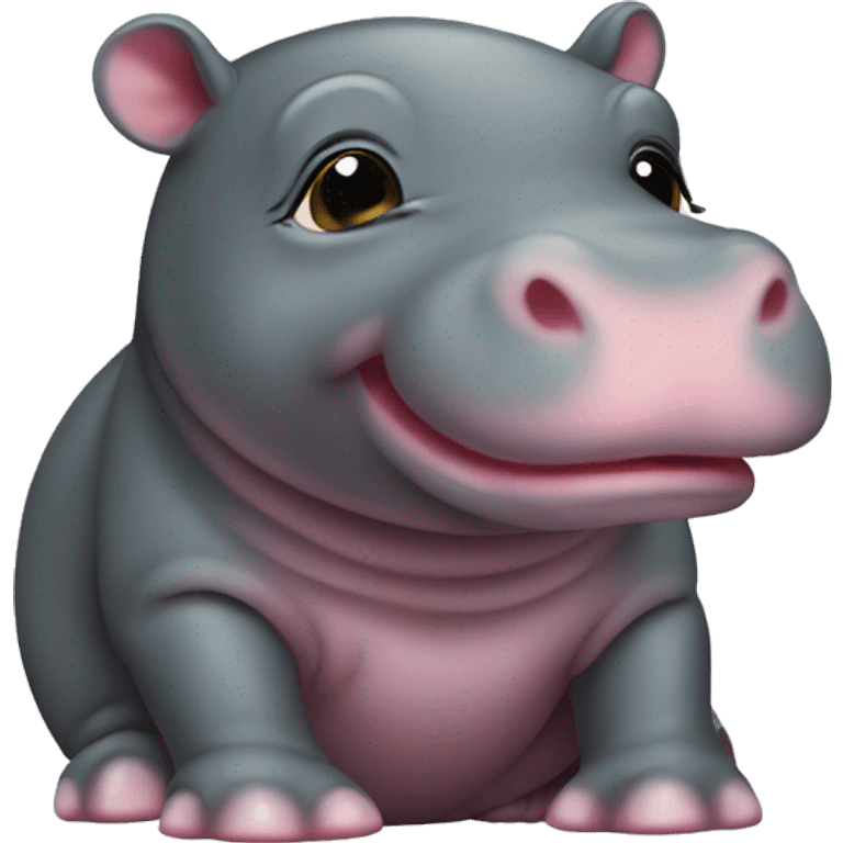 baby pygmy hippo emoji