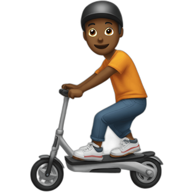 Trottinette freestyle emoji